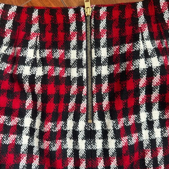 Talbots Houndstooth Wool Blend Skirt Size 8 - Picture 8 of 9